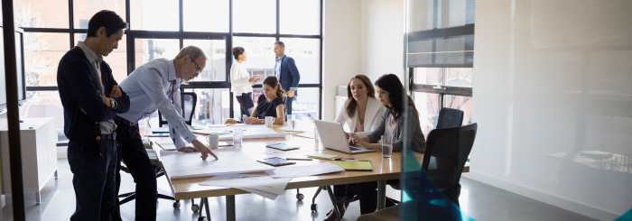 Small business team working in conference room Small business team working in conference room
