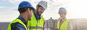 Optimistic construction finance team