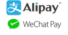 Alipay and WeChat Pay logo Alipay and WeChat Pay logo